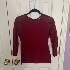 Lacy 3/4 Sleeve Shirt
